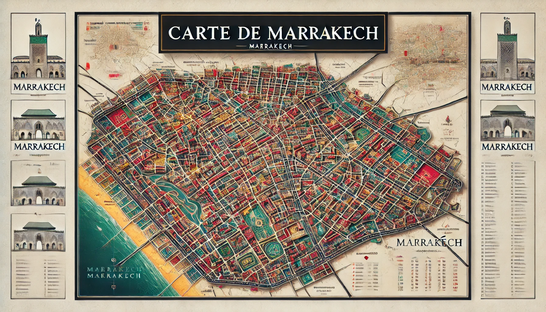 Carte de Marrakech